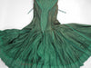 50s Green Lace Dress With Full Circle Skirt