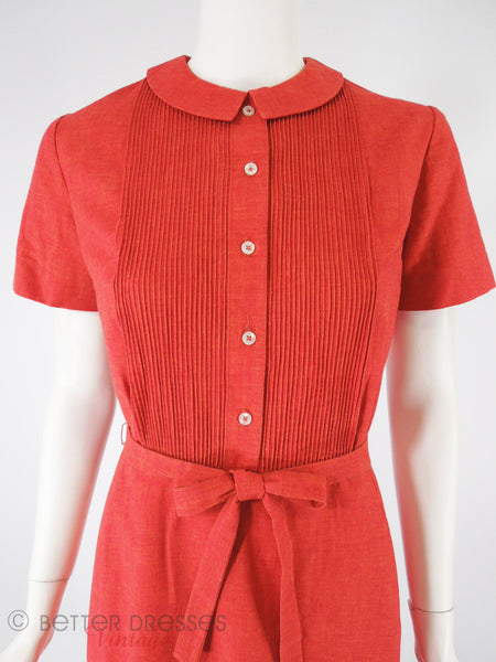 60s John Meyer of Norwich Shirtwaist Dress - close view