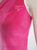 60s Hot Pink Velvet Scooter Dress - bust darts