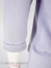 60s Lavender Sweater & Skirt Set - sleeve cuff