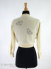 50s Beaded Cashmere Cardigan -back