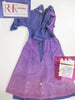 50s Purple Wool Day Dress - interior and R&K, ILGWU tags