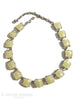 50s Coro Marked Choker in Light Yellow Confetti