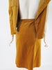 60s Velvet Set - skirt back and missing button