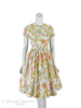 50s/60s whipped cream nylon day dress - front