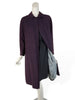 50s Duster Coat Buttoned, Showing Lining