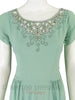 40s/50s Seafoam Gown - bodice