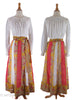 70s Chessa Davis Boho Blouse - with coordinating skirt