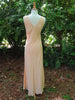 30s Yolande Peach Negligee - back