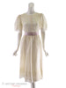 30s or 40s Organdy Dress