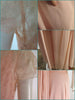 30s Evening Gown of Peach Chiffon and Lace - sm