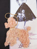 Close-up of 1950s poodle applique