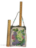 Antique Beaded Purse With Jeweled Frame - with rulers