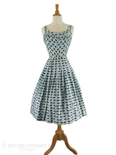 1950s Cave Painting Print Sundress