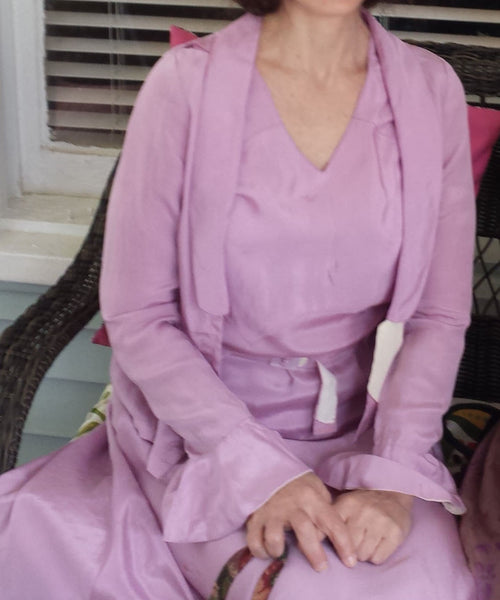 20s Mauve Dress + Jacket - as worn