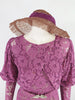 30s sun hat shown with 30s dress and jacket set