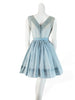 Back view of 50s or 60s cotton summer dress