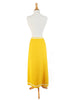 Back view of 60s/70s Yellow Maxi Skirt