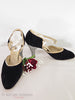 20s shoes with rhinestone heels