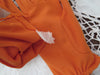 Gants Années 50/60 en Nylon Orange