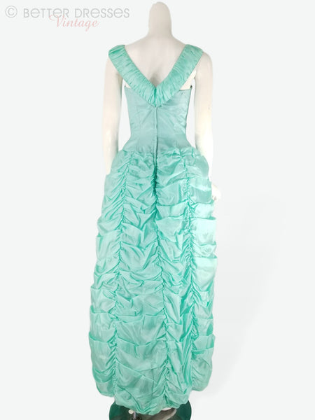 60s formal dress back view