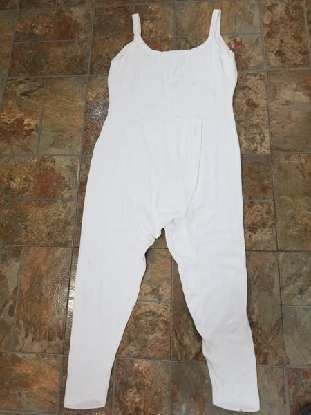 Edwardian combination underwear - back view