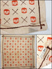 Vintage 40s 50s Vera Neumann Silk Scarf Drums and Drumsticks pattern