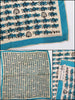 Vtg 40s 50s Vera Scarf Bees and Beehives pattern
