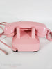 Pink Vintage Rotary Phone Back View