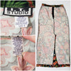 80s Maxi Skirt in Bold Jacobean Print