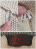 INZY Designs and care tags on 1980s sweater