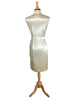 back view of Cream Silk 50s Cheongsam