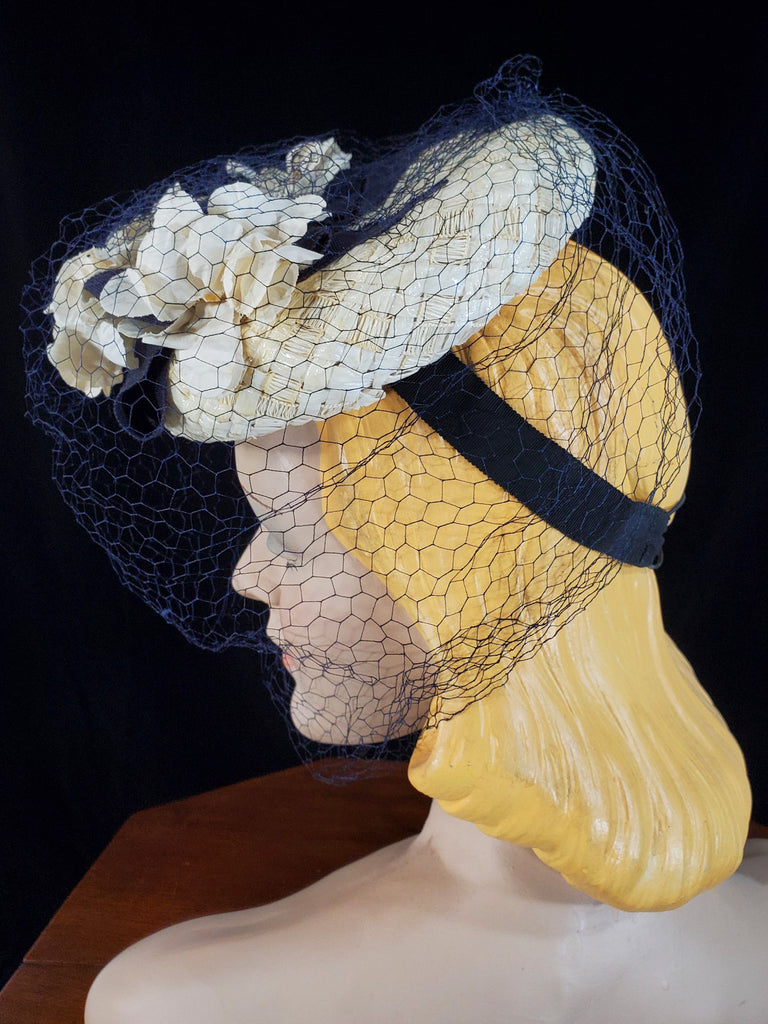 40s tilt hat side view