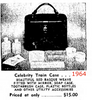 Celebrity train case advertisement from Dec. 6, 1964.