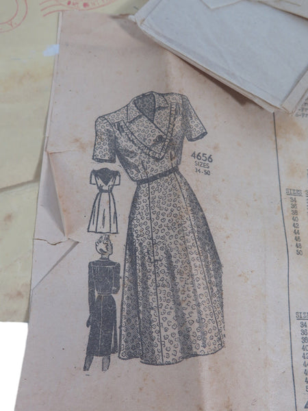 40s dress pattern design