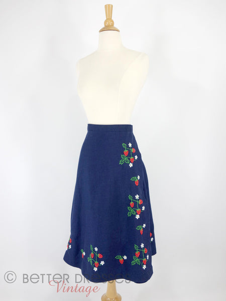 70s Wrap Skirt - angle