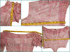 1850s Pink Organdy Evening Gown - bodice measurements