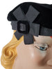 detail of em bellishment on Golden Falcon hat
