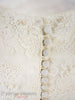 60s Wedding Gown - buttons