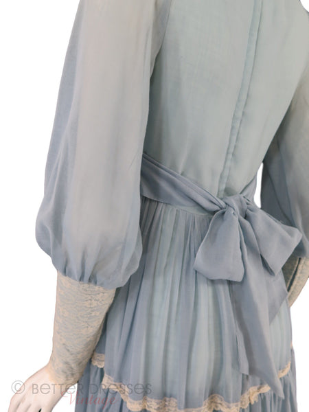 70s/80s Boho Maxi - back angle close view