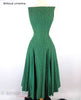 50s Green Lace Dress With Full Circle Skirt