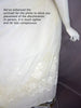 60s Wedding Gown - discoloration