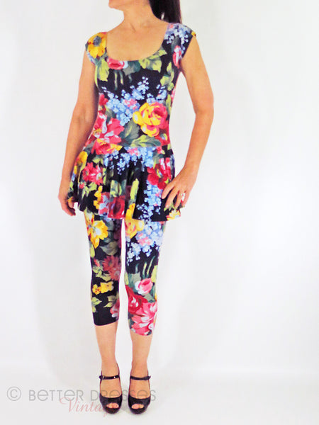 1980s Punk Label Betsey Johnson Catsuit