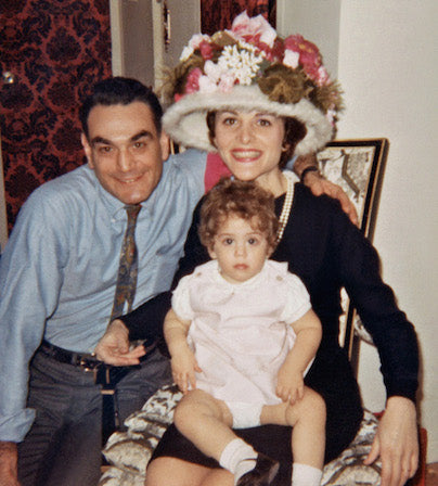 Liza and her parents, c. 1967, (c)BDV