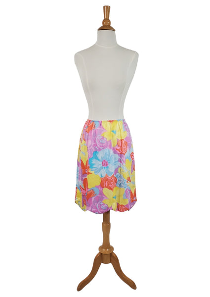 60s Floral Vanity Fair Half Slip