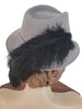 70s/80s does 40s Fedora, back view