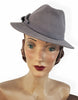 Front view of 40s style fedora