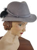 40s style vintage fedora side view