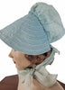 left side of antique sun bonnet