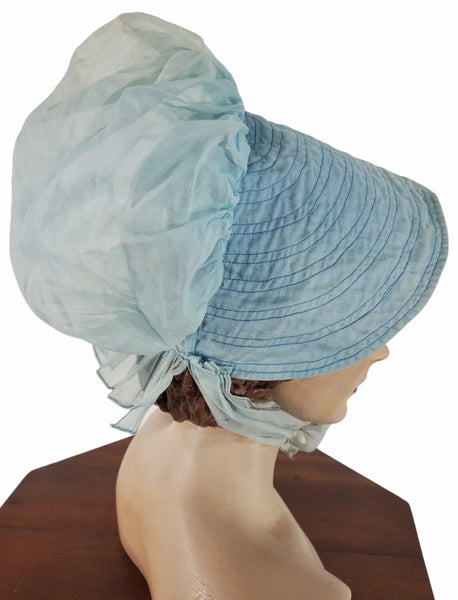 right side of antique sun bonnet